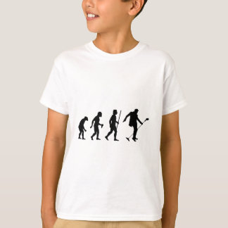 T-shirt Evolução do rock and roll do homem