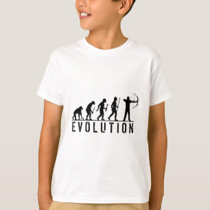T-shirt Evolução do tiro ao arco