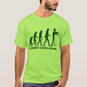 T-shirt Evolução do zombi
