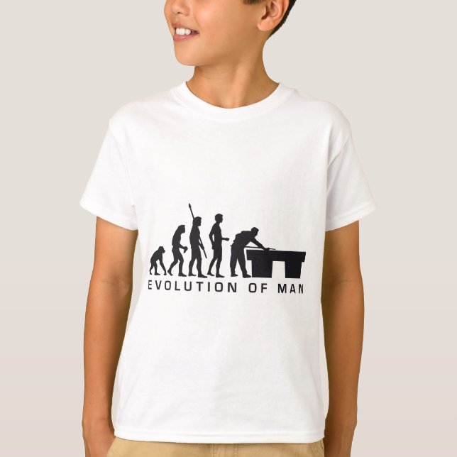 T-shirt evolution billard (Frente)