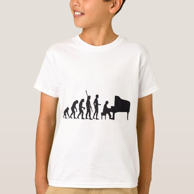 T-shirt evolution piano (Frente)