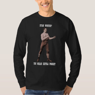 T-shirt Excedente um homem viril genuíno