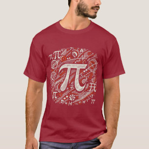T-shirt excelente com símbolo Pi, para cientistas