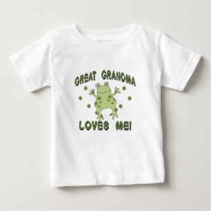 T-shirt Excelente Vovó me ama Sapo
