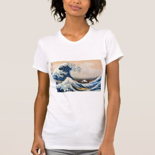 T-shirt Excelente Wave, Hokusai, Ukiyo-e