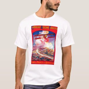 T-shirt Excursão De Paris, France em Aerocar PosterEurope