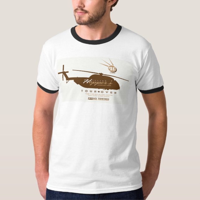 T-shirt Excursões do helicóptero (Frente)