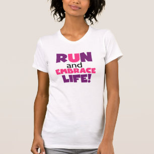 T-shirt Executar Embrace Life Pink