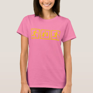 T-shirt Executar Womens de Execução da Floresta