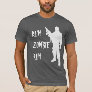 T-shirt Executar Zombie Run -Shirt