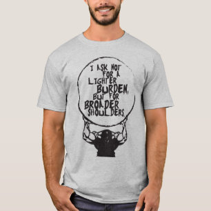 T-shirt Exercício da malhação do Gym - ombros mais larg