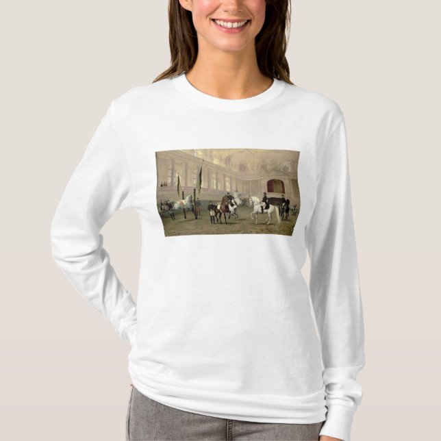 T-shirt Exercício da manhã no Hofreitschule (Frente)