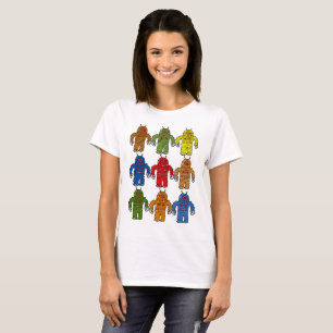 T-shirt Exército #4 do robô