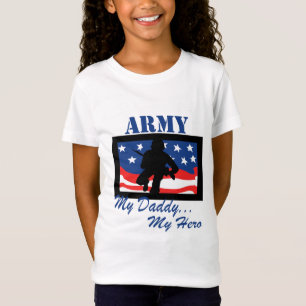 T-shirt Exército meu pai meu herói