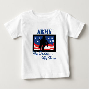 T-shirt Exército meu pai meu herói
