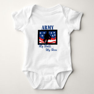 T-shirt Exército meu tio Meu Herói