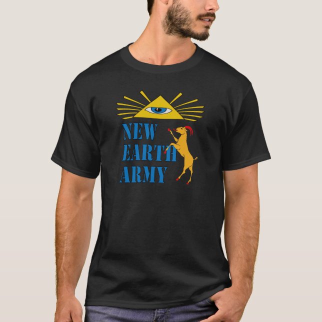 T-shirt Exército novo da terra (Frente)