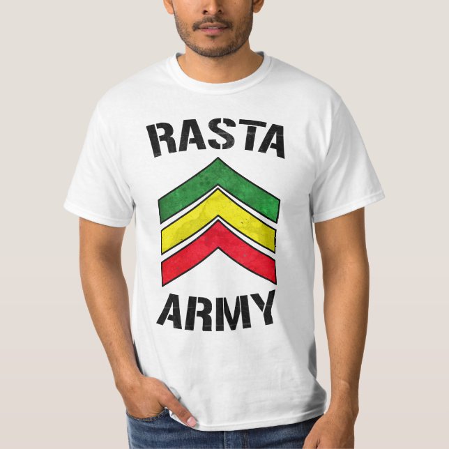 T-shirt Exército rasta (Frente)