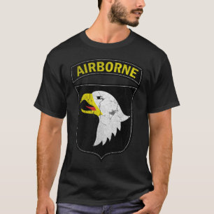 T-shirt Exército transportado por via aérea 101 Eagle