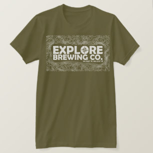 T-shirt Explore a fabricação de cerveja (o impressão