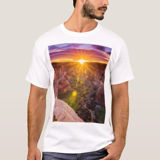 T-shirt Explosão de sol no Canyon de Chelly, AZ (Frente)
