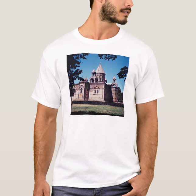 T-shirt Exterior da catedral Etchmiadzin (Frente)
