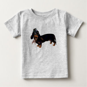 T-shirt extravagante do Dachshund