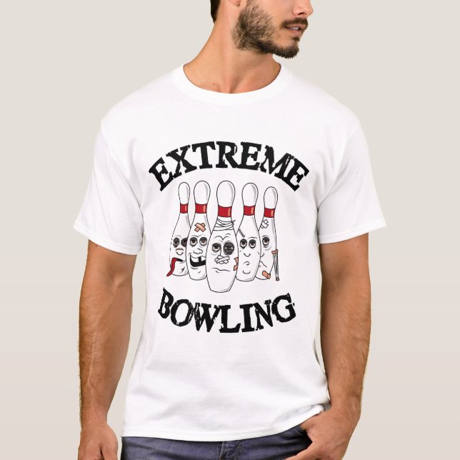 T-shirt extremo da boliche (Frente)