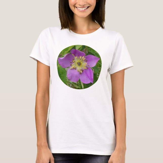 T-shirt F24w Alberta Wild Rosa Prickly Rosa (Frente)