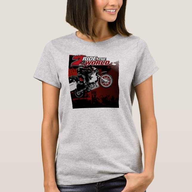 t-shirt F650GS do grupo do apoio 2RTW (Frente)