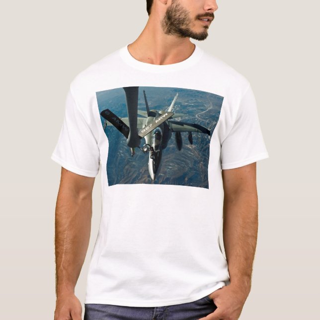 T-shirt F/A 18 reabastecimento (Frente)