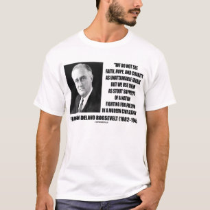 T-shirt F.D.R. A cerveja de malte da caridade da esperança