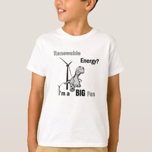 T-shirt Fã grande da energia renovável
