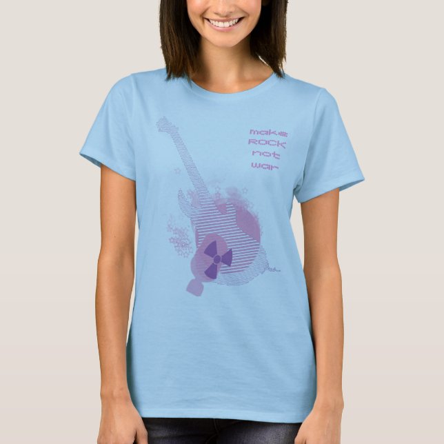 T-SHIRT FAÇA A GUERRA DA ROCHA NÃO (Frente)