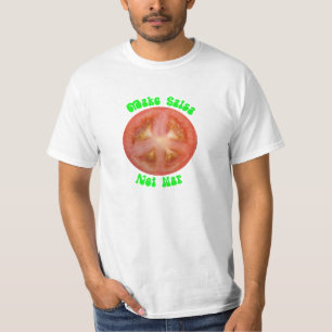 T-shirt Faça a guerra da salsa não!