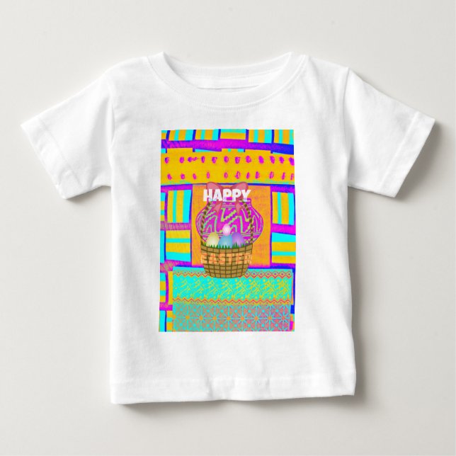 T-shirt Faca de Páscoa inspirada na África Ocidental e art (Frente)