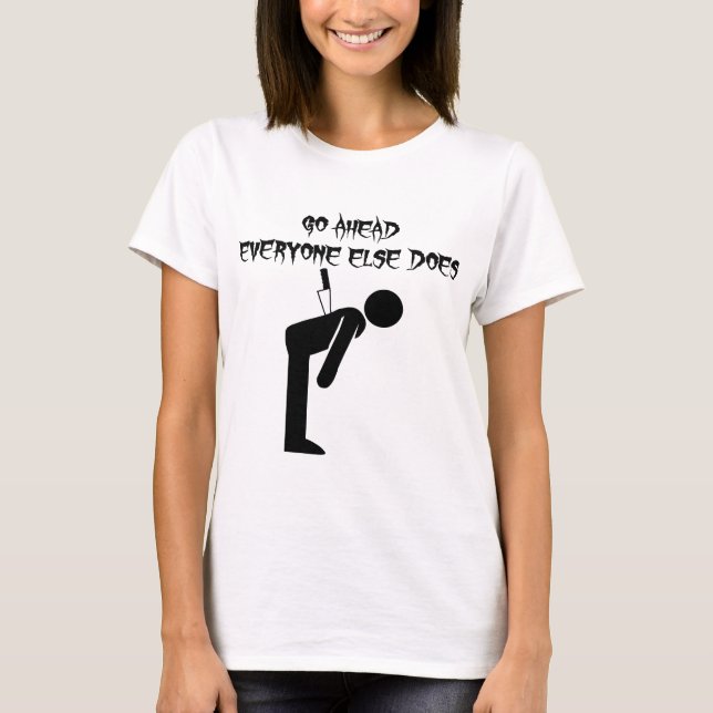 T-shirt Faca De Volta Vá Em Frente A Todos Os Outros (Frente)