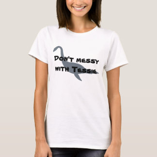 T-shirt Faça não desarrumado com Tessie