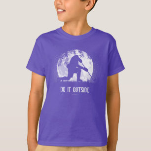 T-shirt Faça-o parte externa (o hóquei)