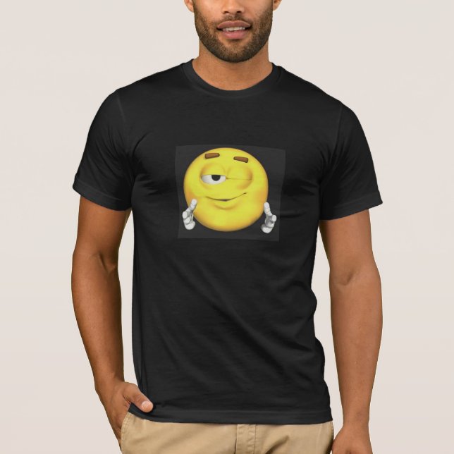 T-shirt Face Black T Shirt (Frente)