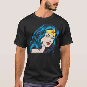 T-shirt Face de Mulher Maravilha