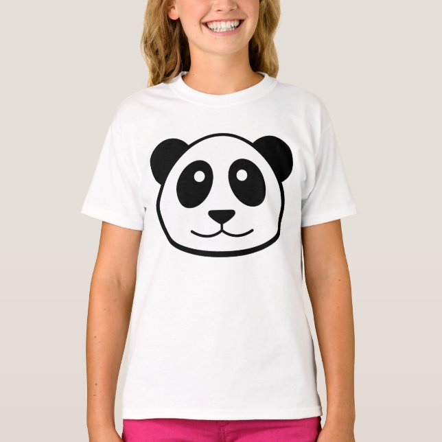 T-shirt Face de Panda (Frente)