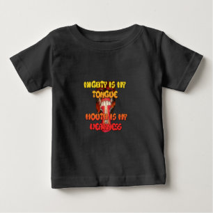 T-shirt Face do bobo: Humor de Expressão de Língua