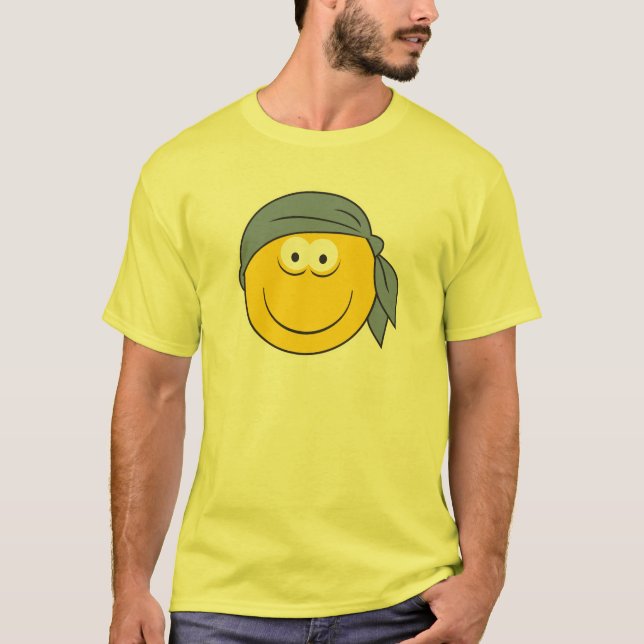 T-shirt Face Pirata Bandana (Frente)