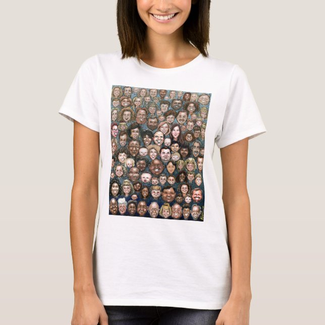 T-shirt Faces de Humanidade (Frente)