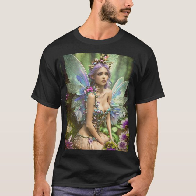 T-Shirt Fada da Floresta bonito (Frente)