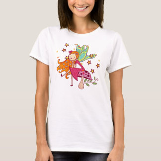 T-shirt Fada do jardim no cogumelo