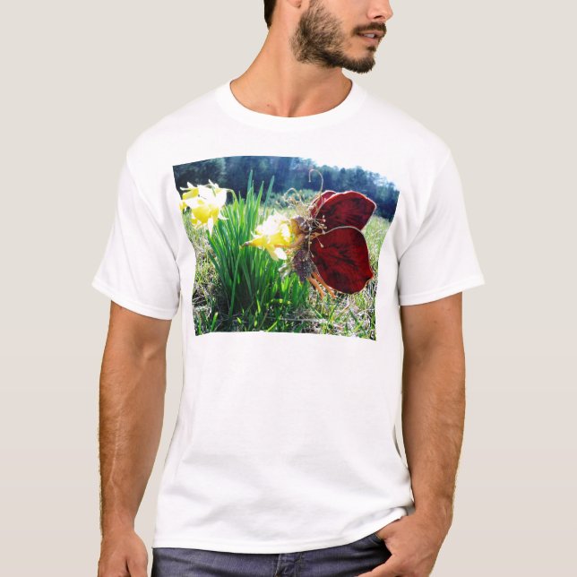 T-shirt Fada nos Daffodils (Frente)