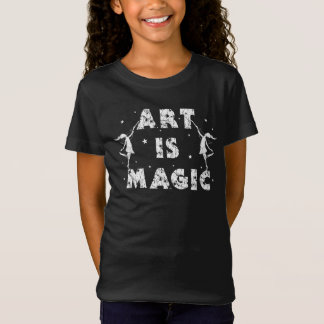 T-shirt Fadas da arte: A arte é miúdos mágicos