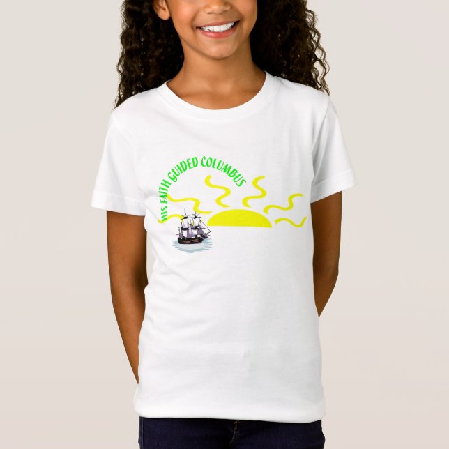 T-shirt Faith Guided Columbus - (Frente)